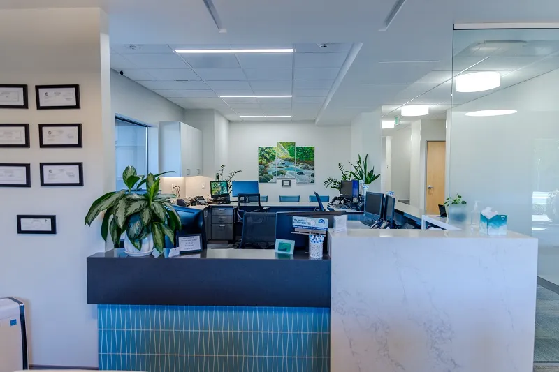 Image of the reception area